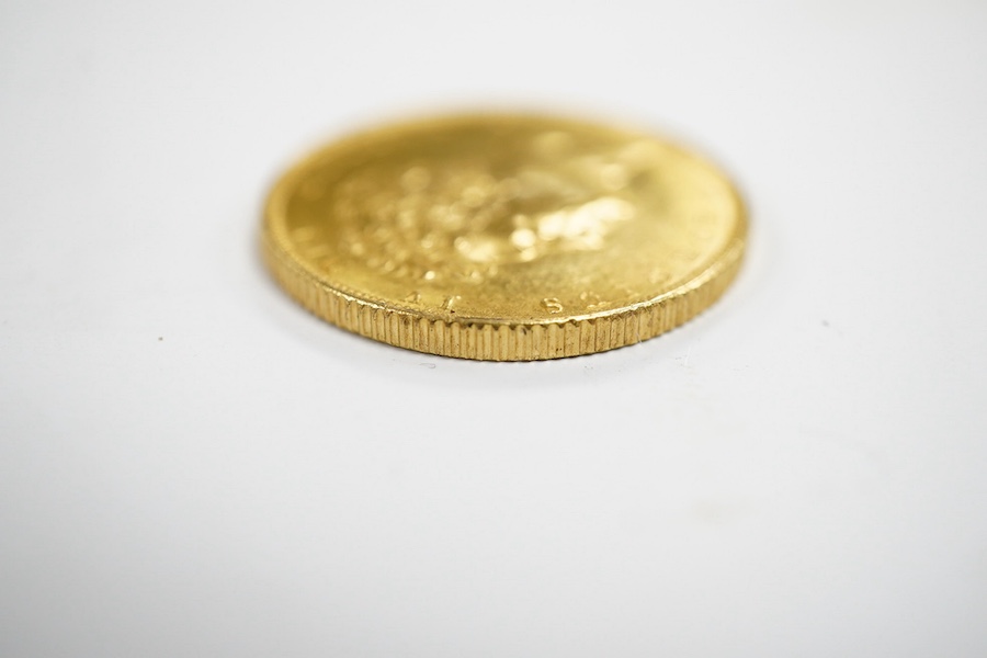 British gold coins, George IV, gold sovereign 1825, crowned shield (S 3801), edge wear, otherwise EF